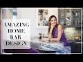 How I designed MY HOME LUXURY BAR to ENTERTAIN!  ESTATE SALES treasures you MUST see | NINA TAKESH