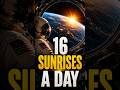 ASTRONAUTS SEE 16 SUNRISES A DAY#Astronauts #Space #NASA