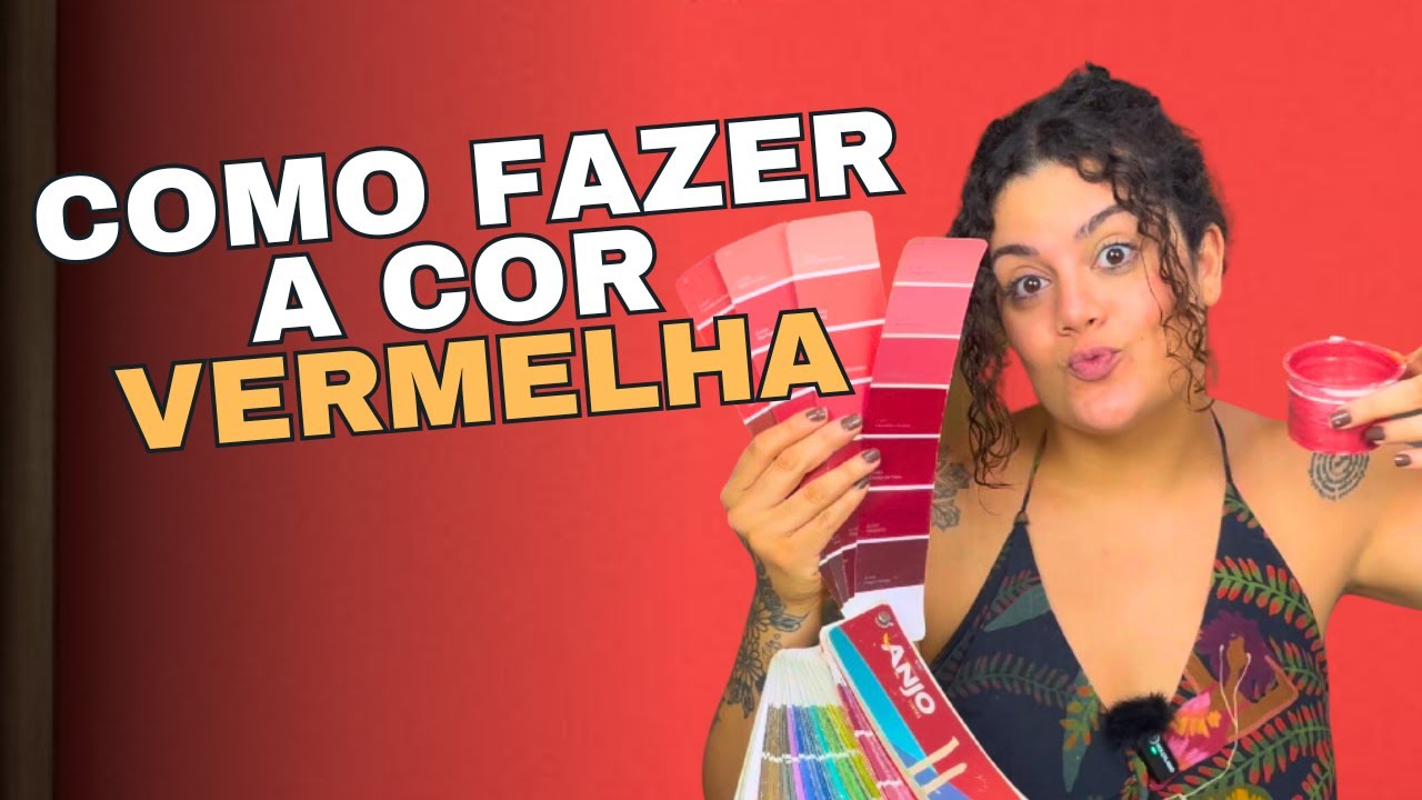 Como FAZER a cor VERMELHO rapido e facil - YouTube