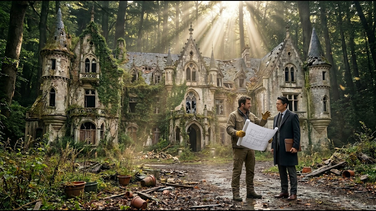 Gothic Castle to Luxury Palace | Cinematic Restoration Timelapse