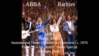 ABBA Happy Hawaii - Instrumental Demo (filtered out voiceover) c. 1976