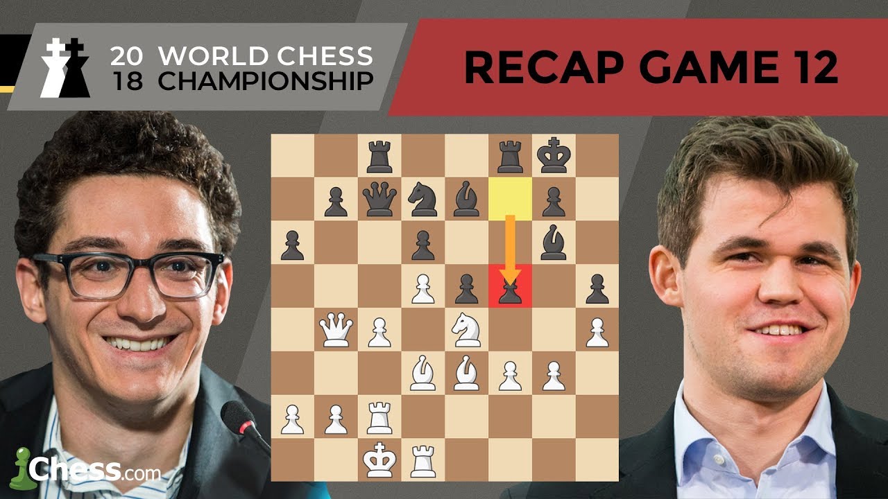 Final do Mundial 2018 - Magnus Carlsen Vs Fabiano Caruana 