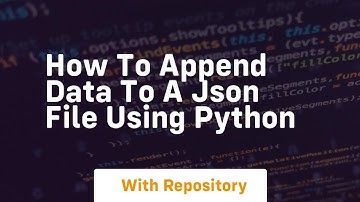 how to append data to a json file using python
