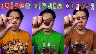 Compilation Eat Various Ovaltine, Milo, And Hersheys Products