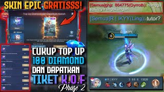 Tanpa Keluar 1 DIAMOND PUN dapat Skin EPIC + BONUS 1 Team Sama MAHLUK TOLOL TIDAK TAU MALU!