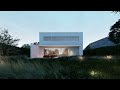 Modern house animation an architectural visualization short film  d5 render