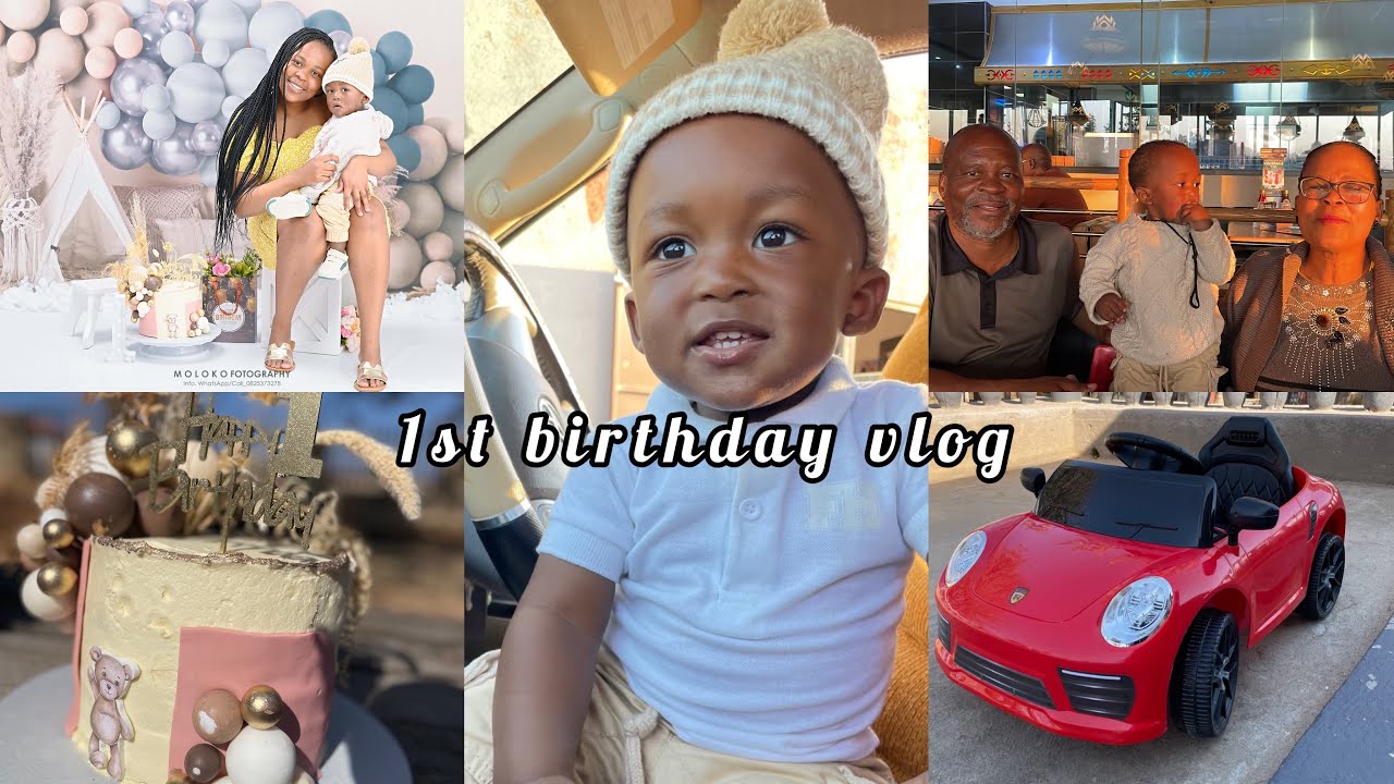 VLOG: MY SON’S 1st BIRTHDAY || HE CRIED THE WHOLE WEEK😂😂😭|| SOUTH AFRICAN🇿🇦 #deardiary