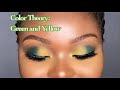 How to: Eyeshadow for Beginners | Color Theory: Green and Yellow Eyeshadow