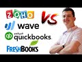 TOP 5 Accounting Software For Small Businesses 2024 - Quickbooks vs xero vs freshbooks vs wave