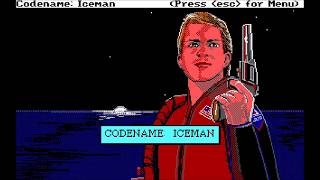 Codename Iceman - Video Game Loop Demo  with MT-32 music.(PC MS-DOS, 1989)