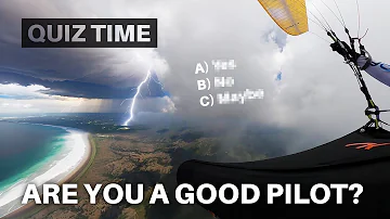 Are You Good Paraglider Pilot? PARAGLIDING QUIZ TIME Part 1