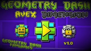 Geometry Dash Avex Dimension v1.0 FULL PLAYTHROUGH (ALL LEVELS 1-8) [Geometry Dash Fangames] screenshot 3