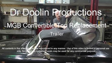 Dr-Doolin MGB Convertible Top Replacement Trailer