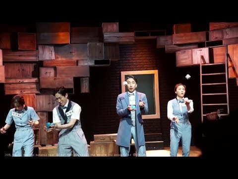 180613 연극 창문 넘어 도망친 100세 노인 커튼콜 (오용, 이진희, 김도빈, 이형훈, 장이주)