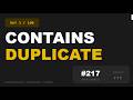 Contains Duplicate