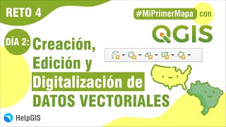 ✍ CREAR, EDITAR y DIGITALIZAR Shapefiles en QGIS  #MiPrimerMapa con QGIS  02