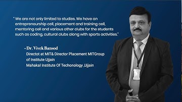 Dr. Vivek Bansod, Director, MIT Ujjain | Mahakal Institute of Technology | Ujjain