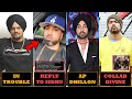 BYG BYRD REPLY SIDHU MOOSE WALA | BOHEMIA AND DIVINE TOGETHER | DILJIT DOSANJH AND AP DHILLON RECORD