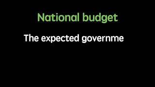 PUBLIC FINANCE (FISCAL POLICIES & BUDGET)