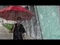 4K Super Intense Heavy Rain Walk Along The Back Alleys of Blair Road in Chinatown, Singapore