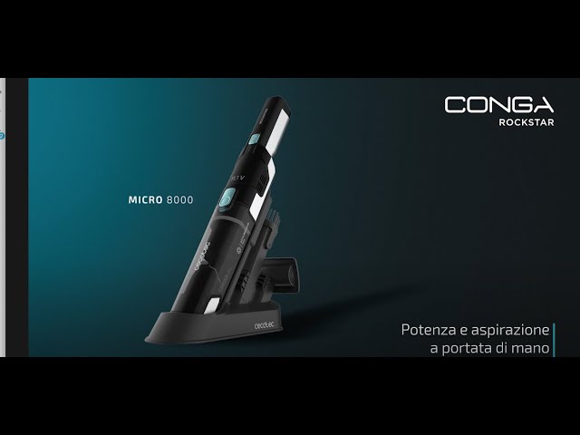 Aspirador Mano CECOTEC Conga Rockstar Micro 8000