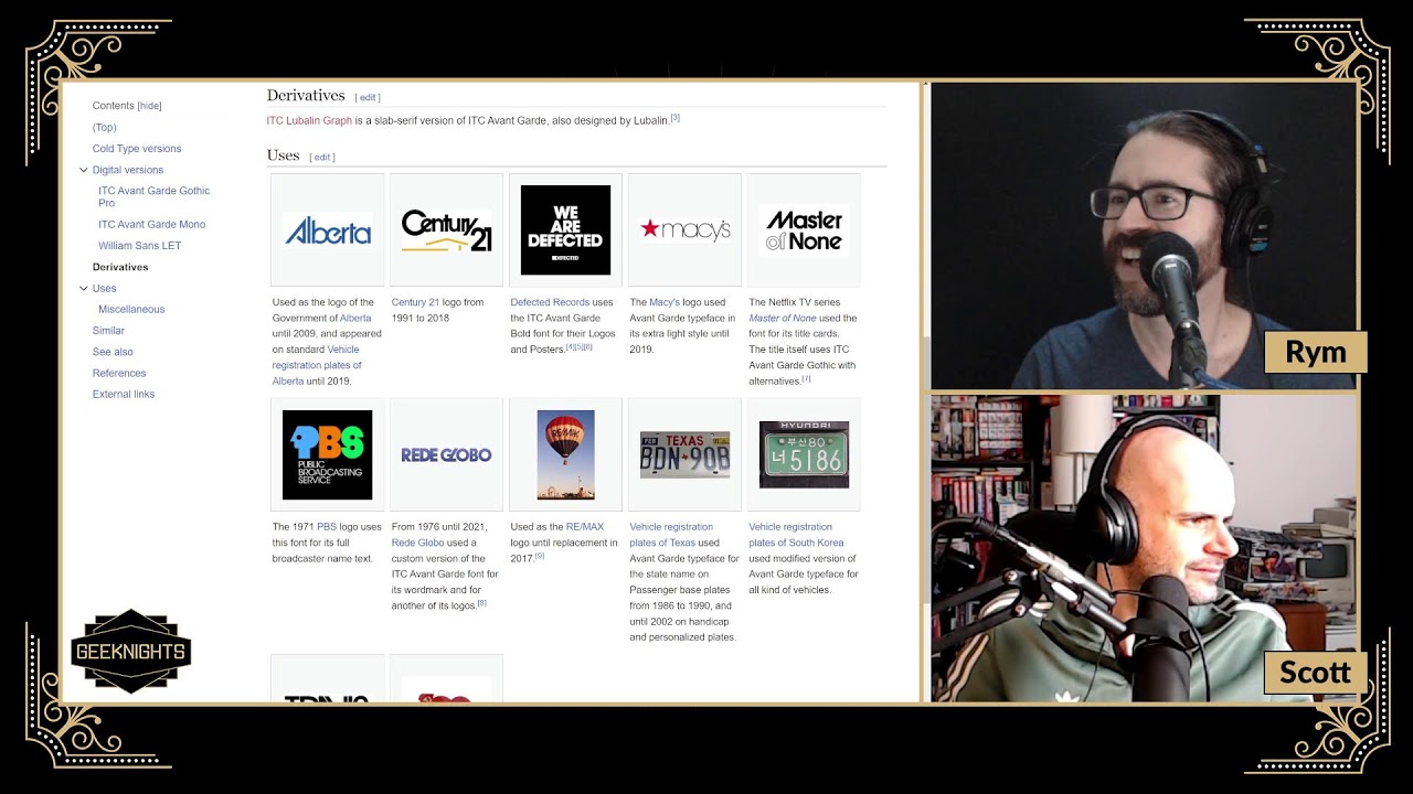 GeekNights Live: Computer Fonts