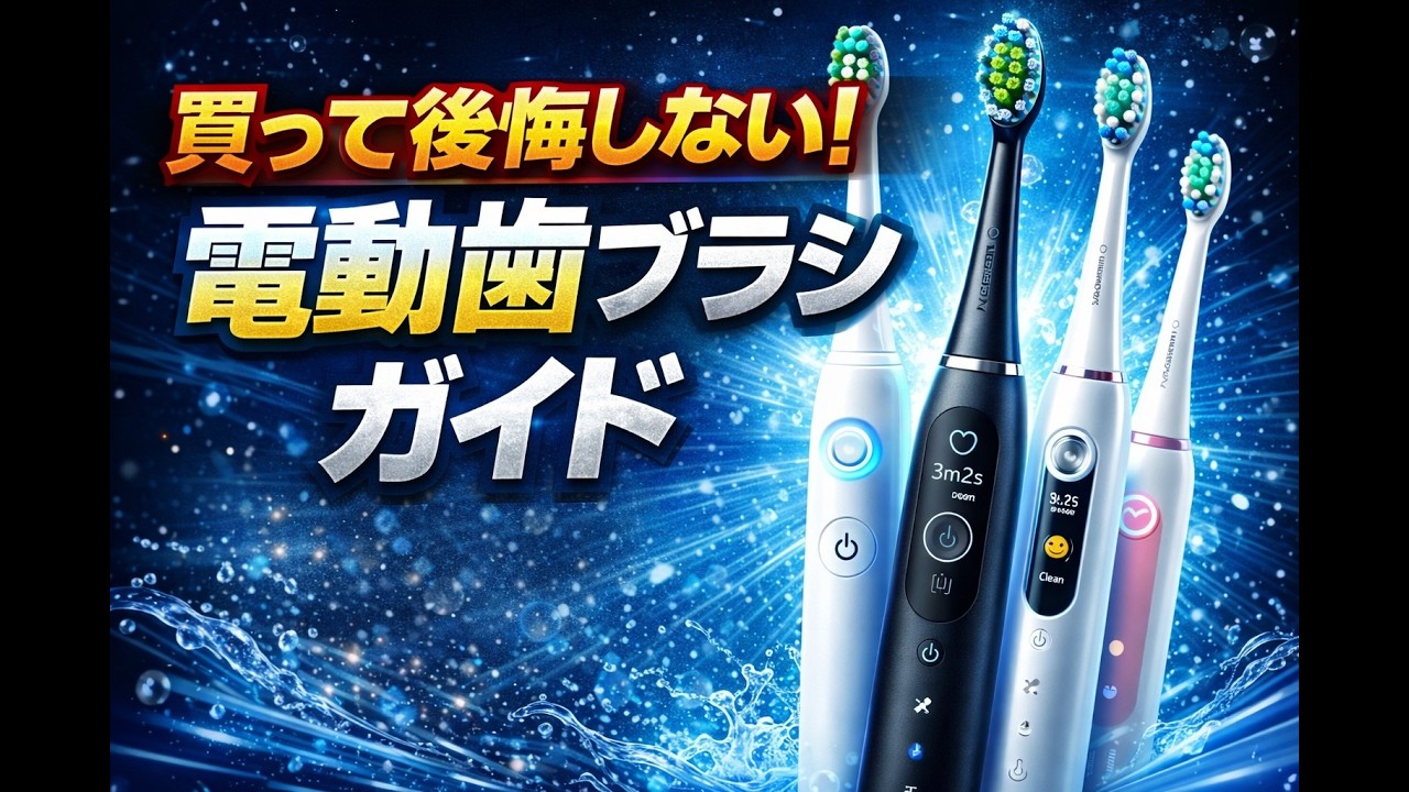 買って後悔しない！電動歯ブラシガイド