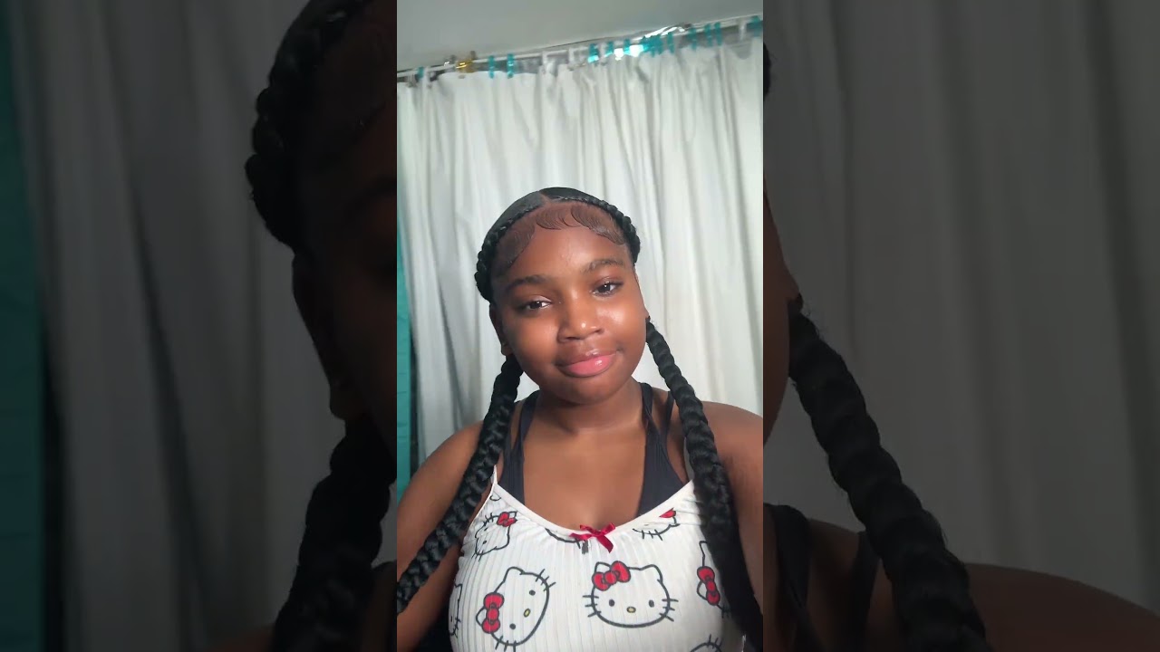 Got a quick hair due again #lyrikk #newhair #viralshort #short #fyp #2braids