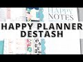 HAPPY PLANNER DESTASH | GOING THROUGH & ORGANIZING MY HAPPY PLANNER COLLECTION