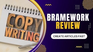 Bramework Review - Ai Content Generation Tool - Create Written Copy FAST