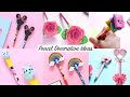 6 Easy DIY Pen & Pencil Decorations | Back to School Supplies | Craft Compilation
