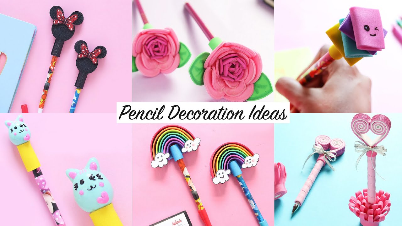 5 Easy DIY Pen Decorations  Back to School Supplies craft Compilation 