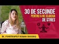 30 de secunde pentru a ne elibera de stres | Dr.Psihoterapeut Roxana Grigoraş | PSIHOART