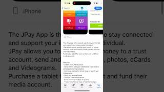 JPAY app - overview & how to use screenshot 2