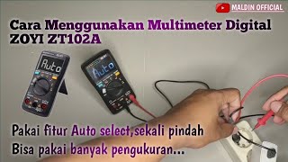 Tutorial Cara Menggunakan Multimeter Digital ZOYI ZT102A Secara Lengkap Dan Mudah Dipahami