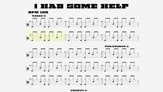 Full 🎶Drum Sheet🎶 I Had Some Help - Post Malone Guide