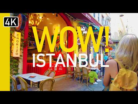 Istanbul Walking Tour 2025 Galataport Karaköy Galata Tower Istiklal In 4K