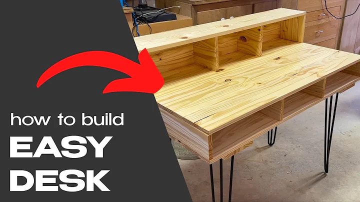 How to Build Mid-Century Modern Desk | DIY GUIDE |...
