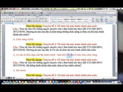 Video CÂU HỎI TRẮC NGHIỆM TÀI LIỆU BỒI DƯỠNG NGẠCH CHUYÊN... - youtube