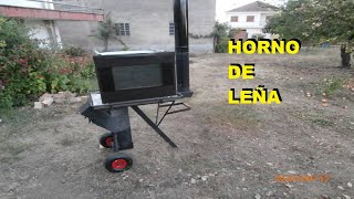 Como convertir un horno eléctrico viejo para leña