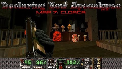 Declaring New Apocalypse - Map 7: Cloaca by  @Kan3V  - UV blind - spooky maps halloween vibes