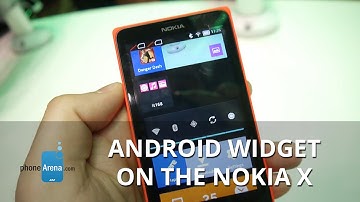 Android widget on the Nokia X
