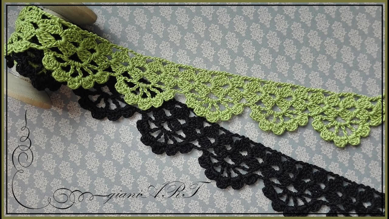 Easy to Crochet Tape Lace Edge pattern 