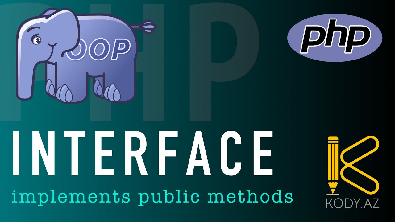 Interface in PHP | OOP public methods implementation |  structure & contract in programming #kody_az?>
