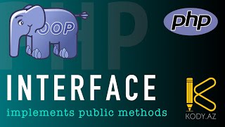 Interface in PHP | OOP public methods implementation | structure & contract in programming #kody_az