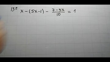 EJERCICIO #13 ALGEBRA...Resolución de ecuaciones fraccionarias con denominadores