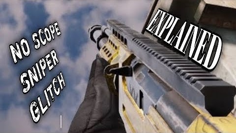 NO SCOPE SNIPER GLITCH 👐💯