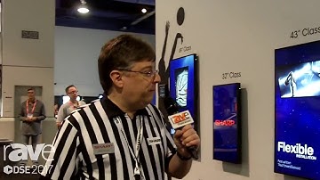 DSE 2017׃ Sharp Features PN-Y Display Series Overview