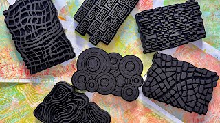 Gel Plate Printing with Foam Stamps—How To