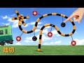 【踏切アニメ】なんか生えてきた！ / Train & Railroad Crossing - Grown from the Ground !! -